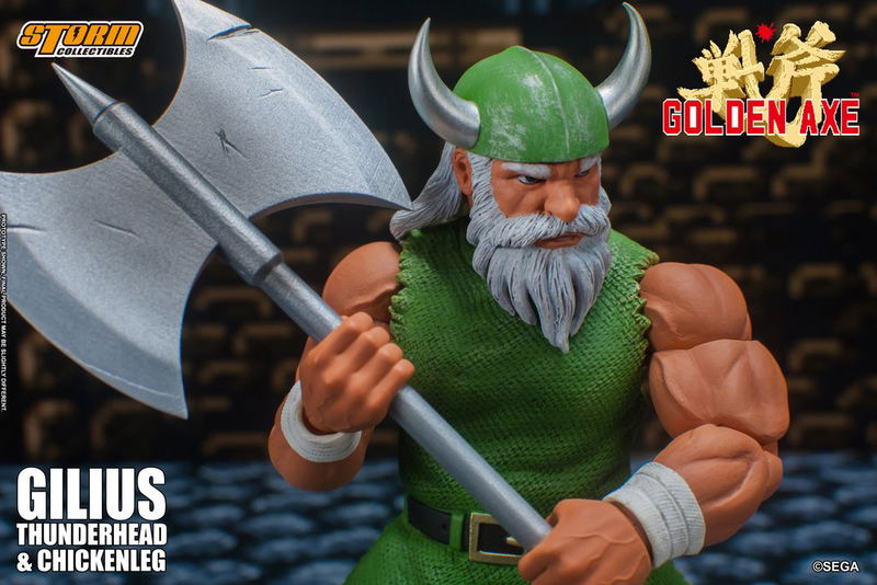 Golden Axe 1/12 Scale Pre-Painted Action Figure: Gilius Thunderhead & Chickenleg image 4