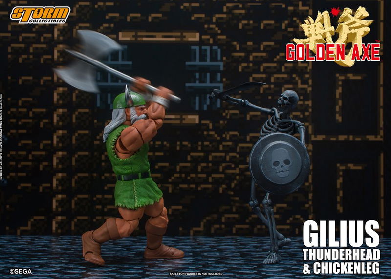 Golden Axe 1/12 Scale Pre-Painted Action Figure: Gilius Thunderhead & Chickenleg image 6