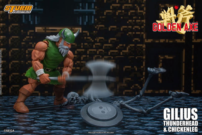 Golden Axe 1/12 Scale Pre-Painted Action Figure: Gilius Thunderhead & Chickenleg image 7