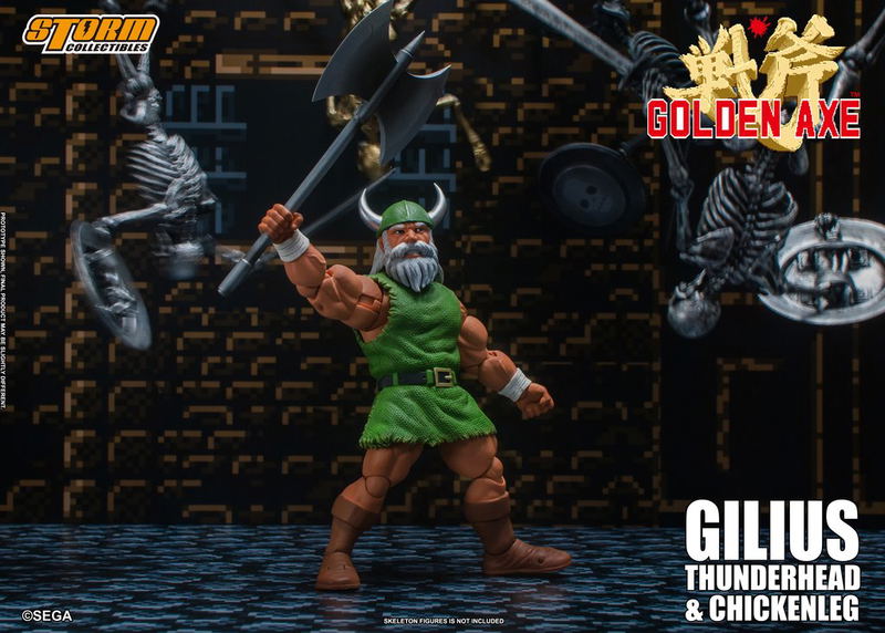 Golden Axe 1/12 Scale Pre-Painted Action Figure: Gilius Thunderhead & Chickenleg image 8