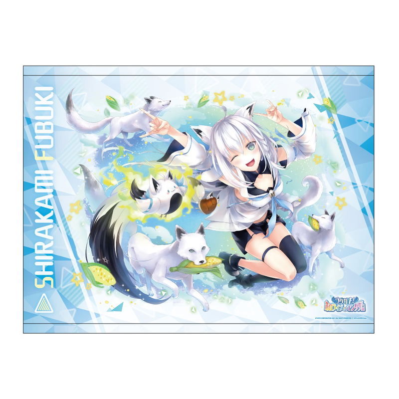 Rakugaki Kingdom x Hololive: Shirakami Fubuki - B2 Tapestry image 1