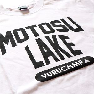Yuru Camp - Motosu Lake T-shirt White (L Size) (Re-run)