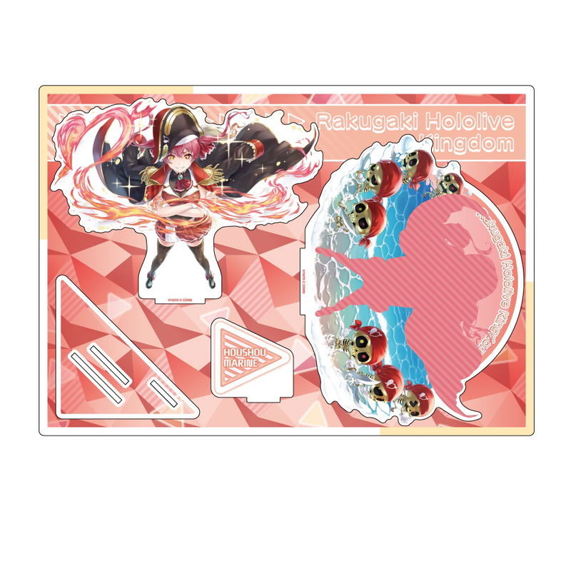 Rakugaki Kingdom x Hololive: Houshou Marine - Big Acrylic Diorama image 1