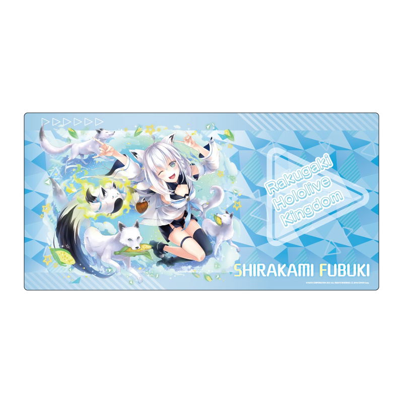 Rakugaki Kingdom x Hololive: Shirakami Fubuki - Gaming Mouse Pad image 1