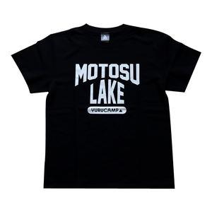 Yuru Camp - Motosu Lake T-shirt Black (M Size) (Re-run)_