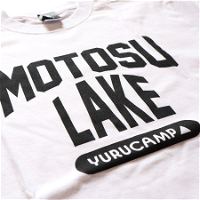 Yuru Camp - Motosu Lake T-shirt White (M Size) (Re-run)