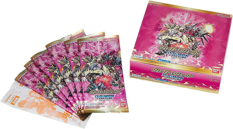 Digimon Card Game Booster Ver. 4.0 Great Legend BT-04 (24 packs) (Re-run) image 2