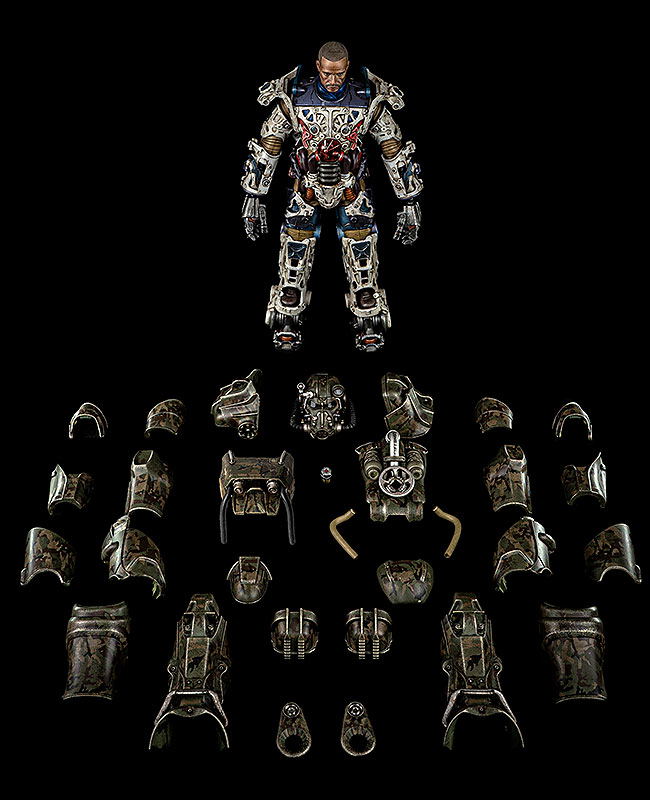 Fallout 1/6 Scale Pre-Painted Action Figure: T-60 Camouflage Power Armor image 2