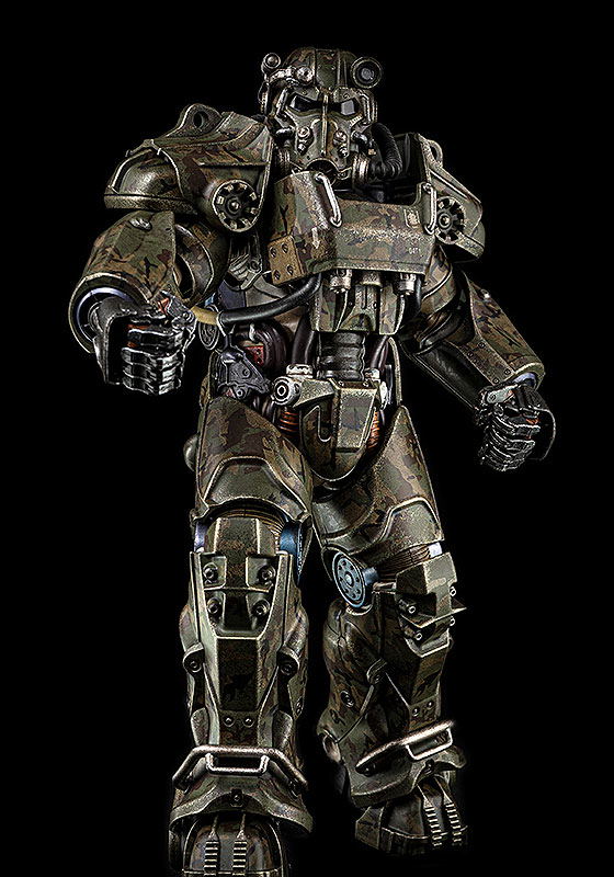 Fallout 1/6 Scale Pre-Painted Action Figure: T-60 Camouflage Power Armor image 5