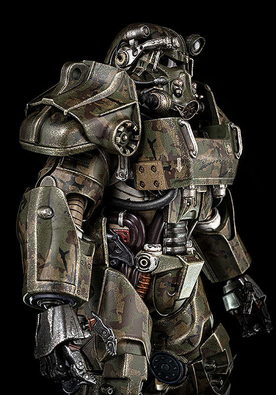 Fallout 1/6 Scale Pre-Painted Action Figure: T-60 Camouflage Power Armor image 6