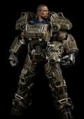 Fallout 1/6 Scale Pre-Painted Action Figure: T-60 Camouflage Power Armor thumbnail 9