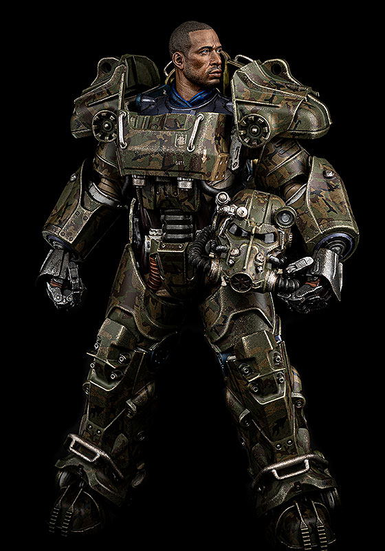 Fallout 1/6 Scale Pre-Painted Action Figure: T-60 Camouflage Power Armor image 9