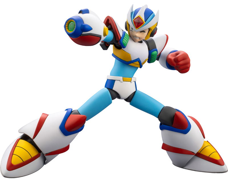 Mega Man X 1/12 Scale Plastic Model Kit: Mega Man X Second Armor image 1