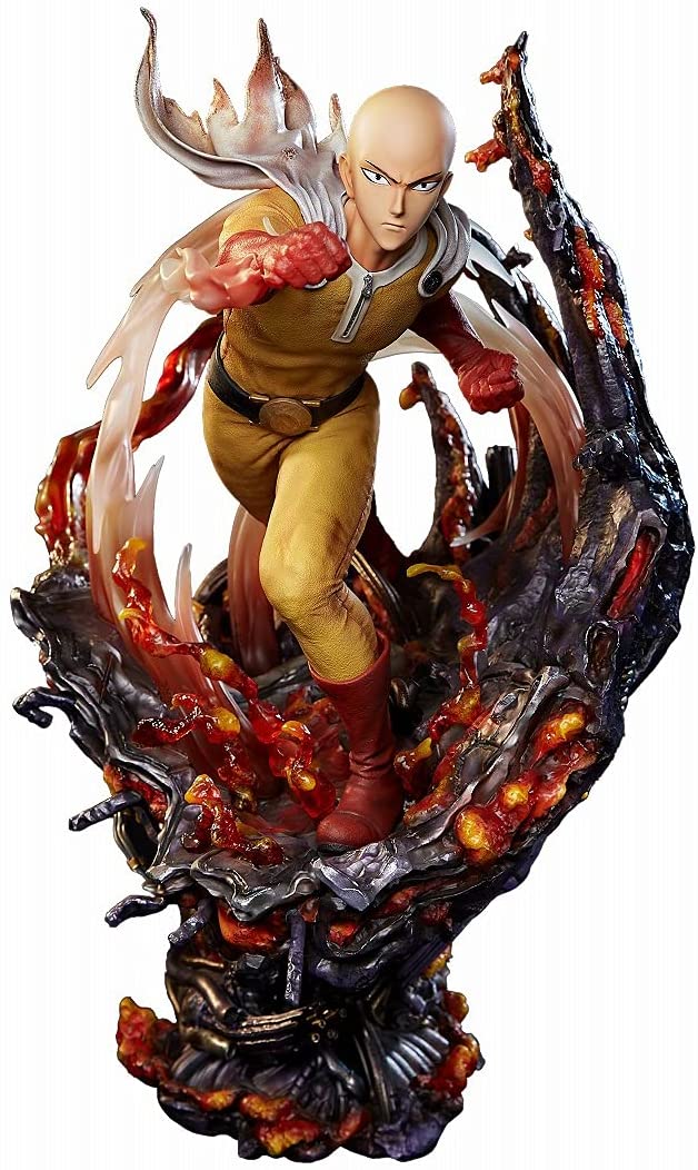 One Punch Man Pre-Painted Figure: Saitama image 1