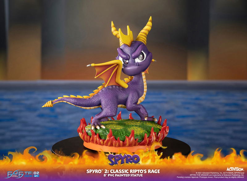 Spyro The Dragon PVC Painted Statue: Spyro 2 Classic Ripto's Rage [Standard Edition] image 10