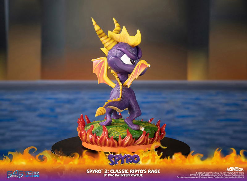 Spyro The Dragon PVC Painted Statue: Spyro 2 Classic Ripto's Rage [Standard Edition] image 11