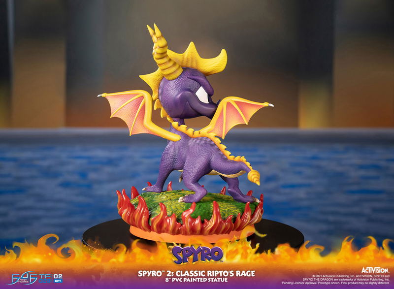 Spyro The Dragon PVC Painted Statue: Spyro 2 Classic Ripto's Rage [Standard Edition] image 12
