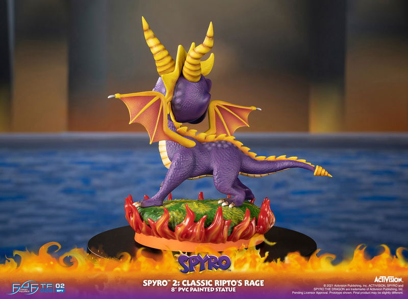 Spyro The Dragon PVC Painted Statue: Spyro 2 Classic Ripto's Rage [Standard Edition] image 13