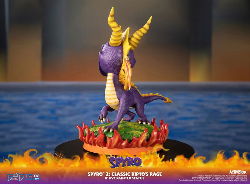 Spyro The Dragon PVC Painted Statue: Spyro 2 Classic Ripto's Rage [Standard Edition] image 14