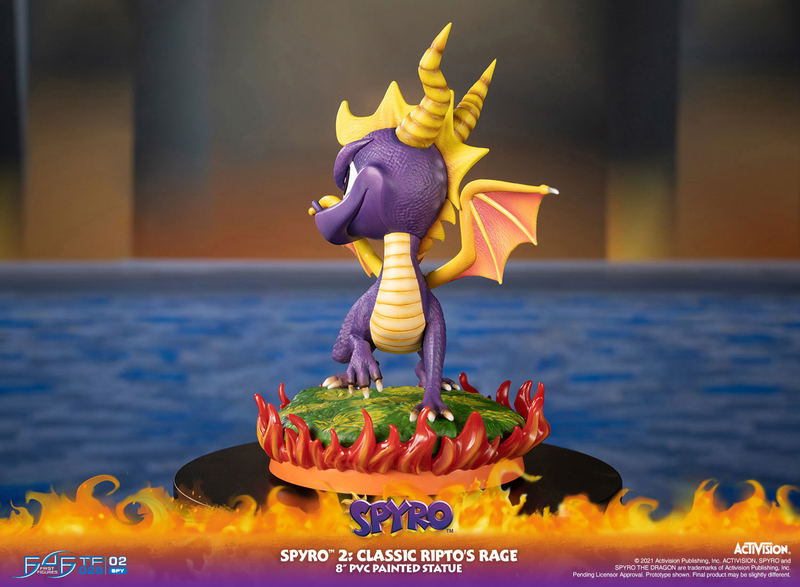 Spyro The Dragon PVC Painted Statue: Spyro 2 Classic Ripto's Rage [Standard Edition] image 15