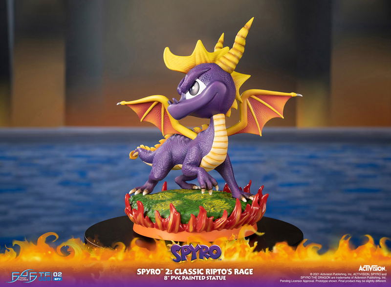 Spyro The Dragon PVC Painted Statue: Spyro 2 Classic Ripto's Rage [Standard Edition] image 16