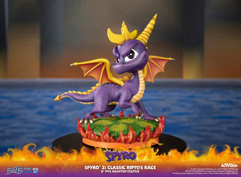 Spyro The Dragon PVC Painted Statue: Spyro 2 Classic Ripto's Rage [Standard Edition] image 17