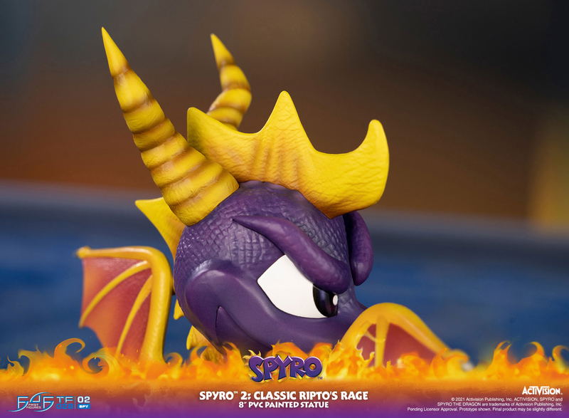 Spyro The Dragon PVC Painted Statue: Spyro 2 Classic Ripto's Rage [Standard Edition] image 19