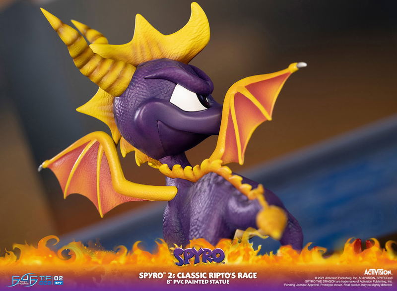 Spyro The Dragon PVC Painted Statue: Spyro 2 Classic Ripto's Rage [Standard Edition] image 20