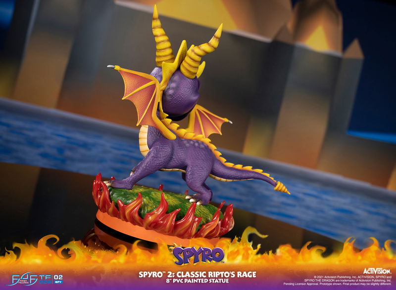 Spyro The Dragon PVC Painted Statue: Spyro 2 Classic Ripto's Rage [Standard Edition] image 21