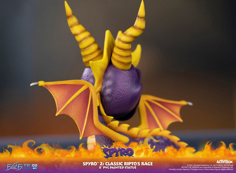 Spyro The Dragon PVC Painted Statue: Spyro 2 Classic Ripto's Rage [Standard Edition] image 22