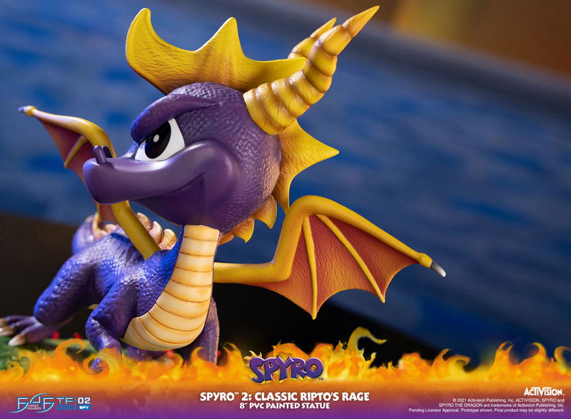 Spyro The Dragon PVC Painted Statue: Spyro 2 Classic Ripto's Rage [Standard Edition] image 23