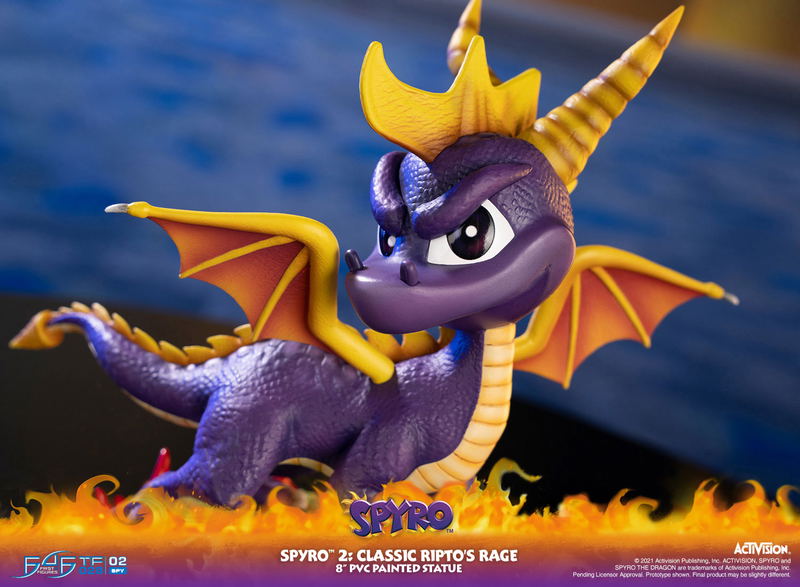 Spyro The Dragon PVC Painted Statue: Spyro 2 Classic Ripto's Rage [Standard Edition] image 24