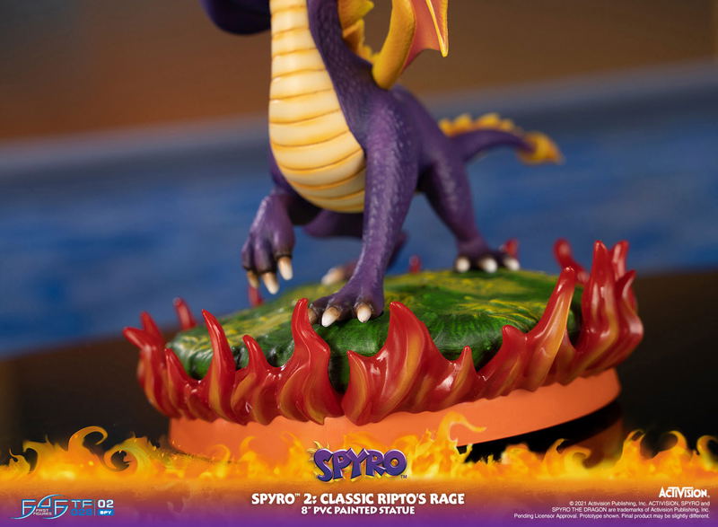 Spyro The Dragon PVC Painted Statue: Spyro 2 Classic Ripto's Rage [Standard Edition] image 25