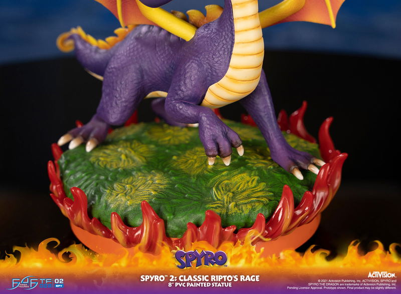 Spyro The Dragon PVC Painted Statue: Spyro 2 Classic Ripto's Rage [Standard Edition] image 27