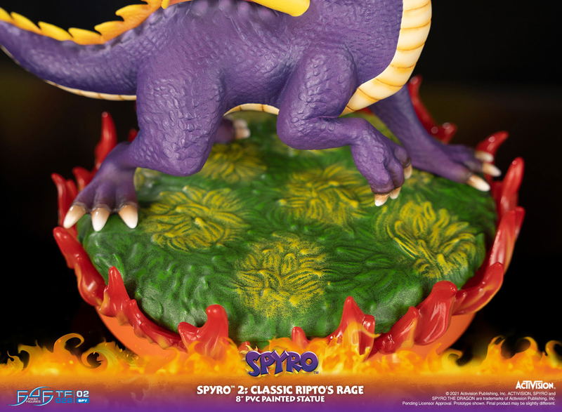 Spyro The Dragon PVC Painted Statue: Spyro 2 Classic Ripto's Rage [Standard Edition] image 29