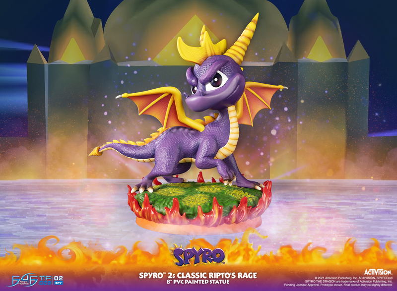 Spyro The Dragon PVC Painted Statue: Spyro 2 Classic Ripto's Rage [Standard Edition] image 9