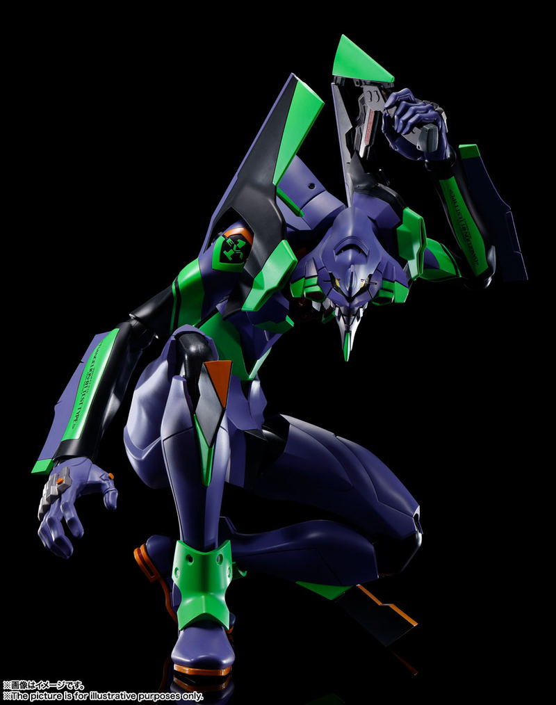 Dynaction Rebuild of Evangelion: Humanoid Decisive Weapon Artificial Human Evangelion EVA-01 + Cassius Spear (Renewal Color Edition) image 9