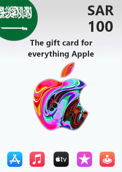 Apple Gift Card 100 SAR | Saudi Arabia Account <span class="ext ext_digital">digital</span> image 1