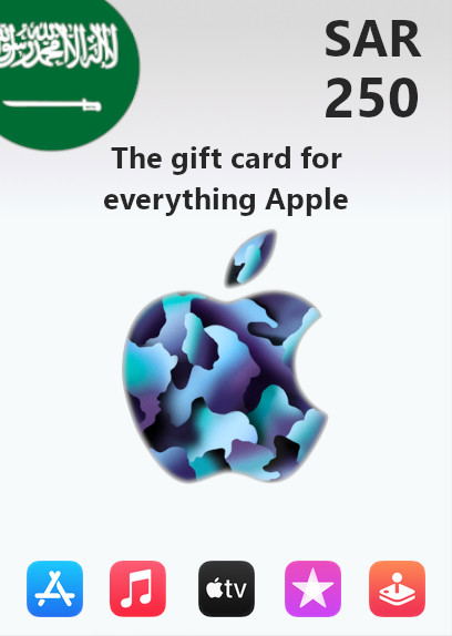 Apple Gift Card 250 SAR | Saudi Arabia Account <span class="ext ext_digital">digital</span> image 1