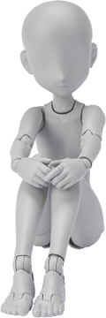 S.H.Figuarts Body-chan: Ken Sugimori Edition DX Set (Gray Color Ver.) (Re-run) thumbnail 1