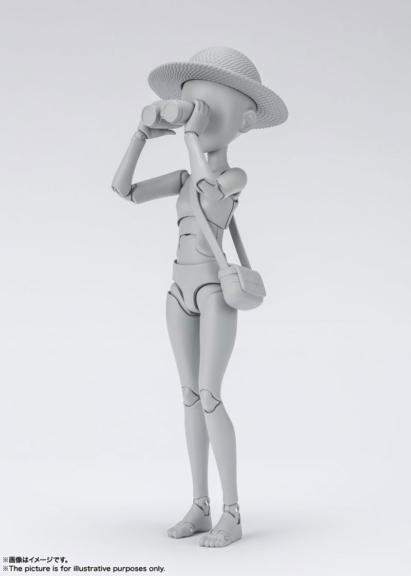 S.H.Figuarts Body-chan: Ken Sugimori Edition DX Set (Gray Color Ver.) (Re-run) image 2