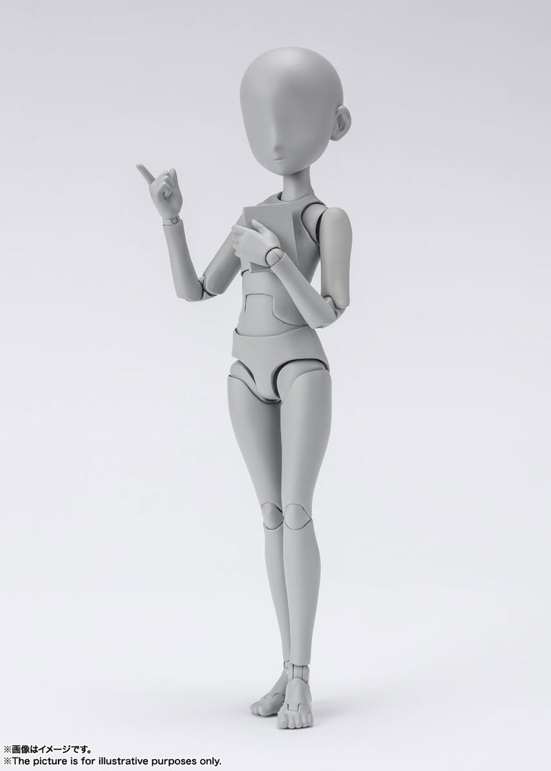 S.H.Figuarts Body-chan: Ken Sugimori Edition DX Set (Gray Color Ver.) (Re-run) image 3