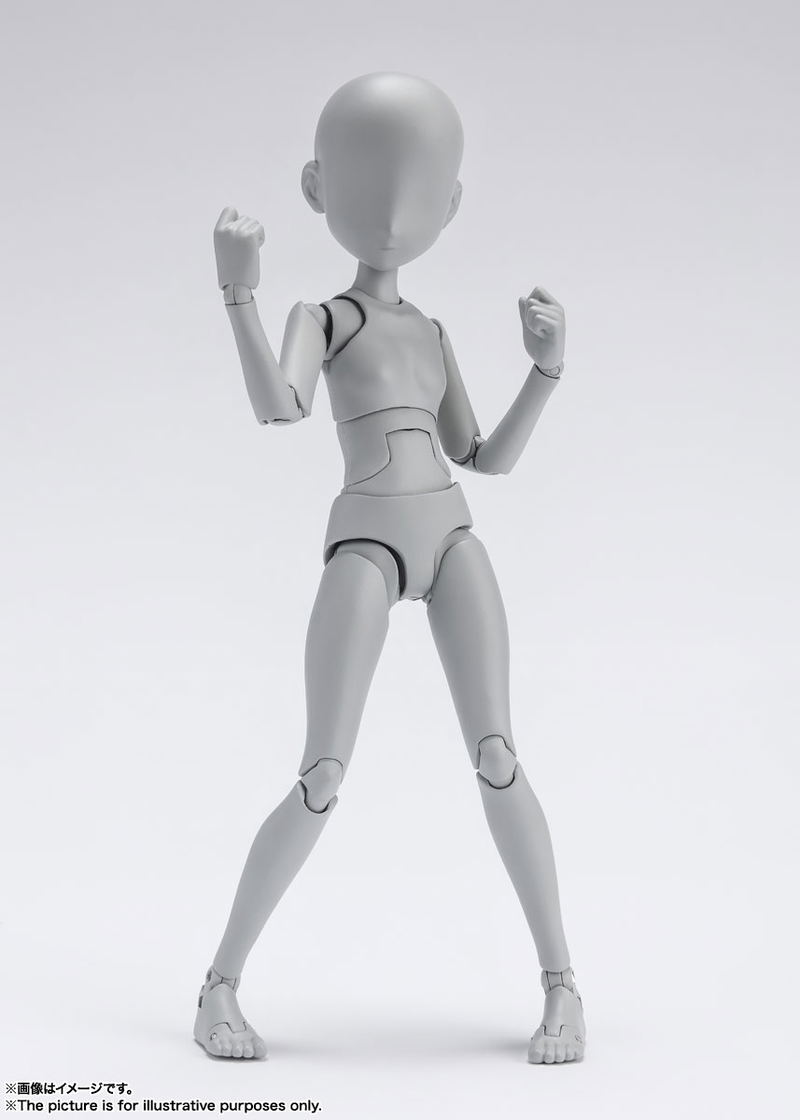 S.H.Figuarts Body-chan: Ken Sugimori Edition DX Set (Gray Color Ver.) (Re-run) image 4