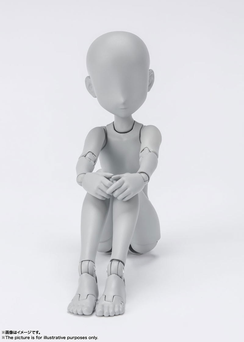 S.H.Figuarts Body-chan: Ken Sugimori Edition DX Set (Gray Color Ver.) (Re-run) image 5