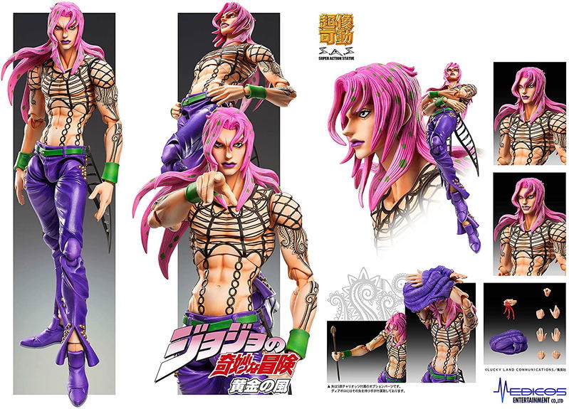 Super Action Statue JoJo's Bizarre Adventure Part 5 Golden Wind: Diavolo (Re-run) image 6