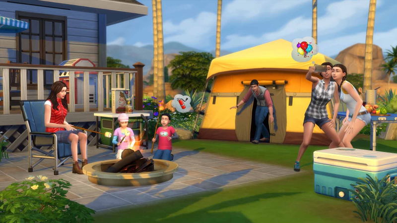 The Sims 4: Outdoor Retreat (DLC) <span class="ext" style="background-color: #F96529; color: #FFFFFF;">Electronic Arts</span> <span class="ext" style="background-color: #B0000F; color: #FFFFFF;">DLC</span> <span class="ext ext_digital">digital</span> image 7