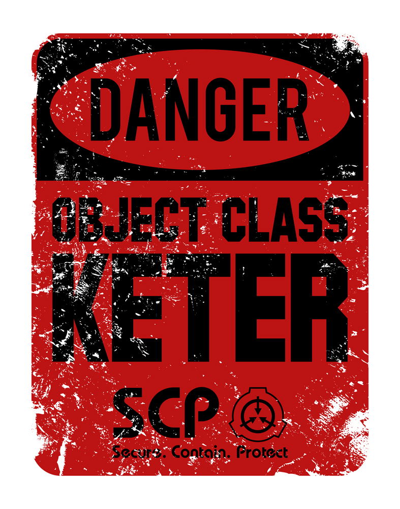 Scp Foundation Keter T-shirt White (S Size) image 2