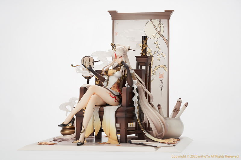 Genshin Impact 1/7 Scale Pre-Painted Figure: Ningguang Gold Leaf and Pearly Jade Ver. image 3