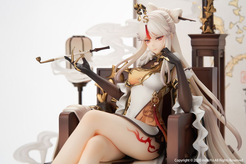 Genshin Impact 1/7 Scale Pre-Painted Figure: Ningguang Gold Leaf and Pearly Jade Ver. image 4