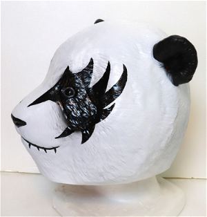 Panda Metal Black Rubber Mask